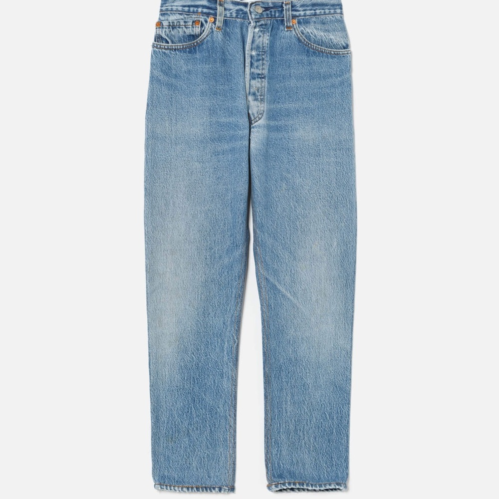 RE/DONE High Rise Ankle Crop Jeans